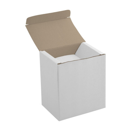 Fehér papír bögredoboz 300–400 ml-es bögrékhez