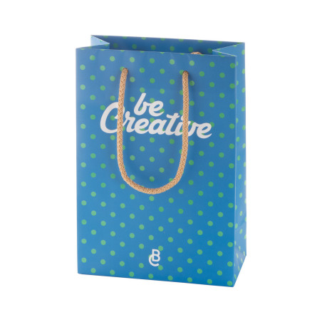 "CreaShop S" Egyedileg összeállítható bevásárló táska, fehér